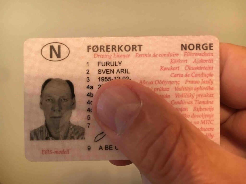 kjøpe registrert norsk førerkort